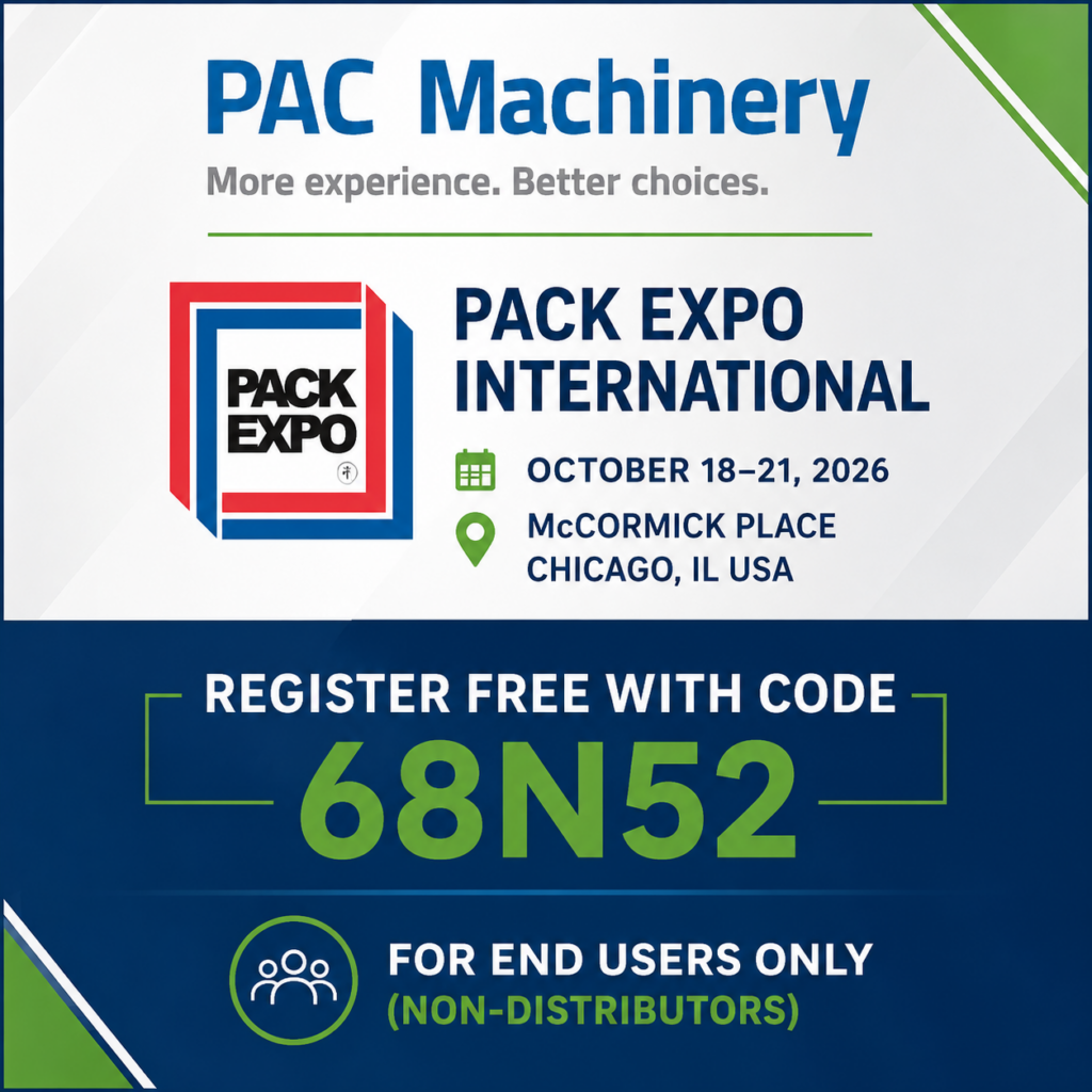Pack Expo international registration code