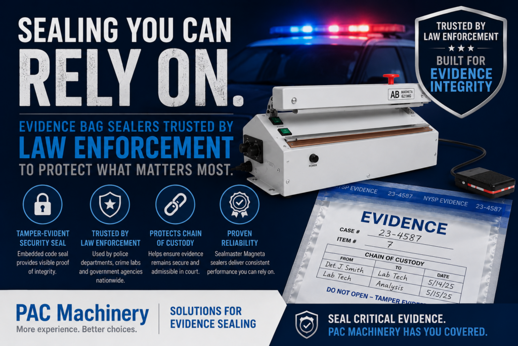 Law enforcement sealer Sealing critical evidence