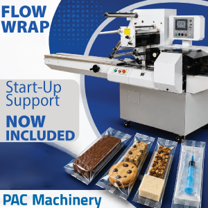 PAC Machinery Now Includes Start-Up and Operator Training with Flow Wrapper Purchases