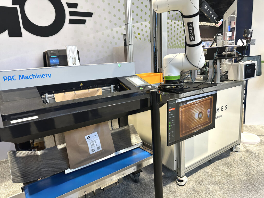 PAC Machinery, FANUC America and CMES Robotics USA, integrated AI-driven Pick-to-Pack solution