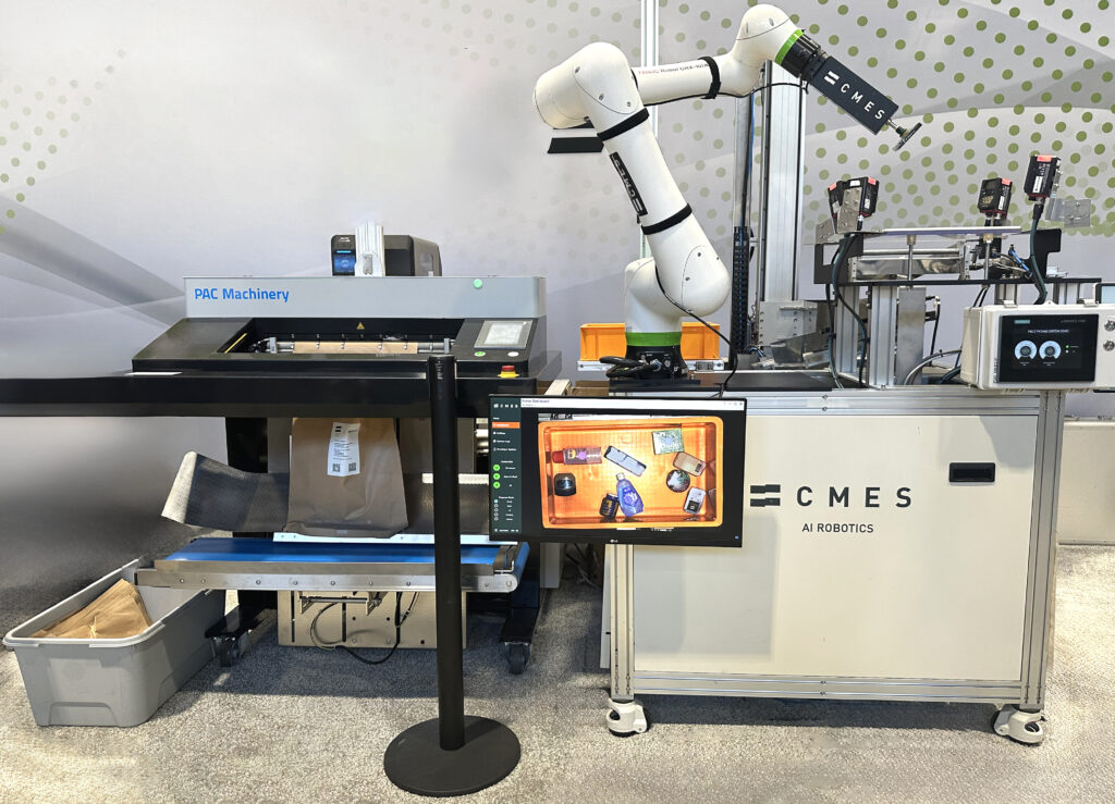 robotics, AI-powered vision technology, and PAC Machinery's Rollbag® automated bagging technology