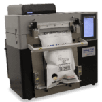 R785 with thermal printer label applicator