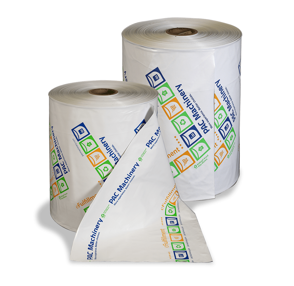 Embossed Vacuum Roll With Write-On Label  Technopack Packaging Equipment –  Technopack Corporation