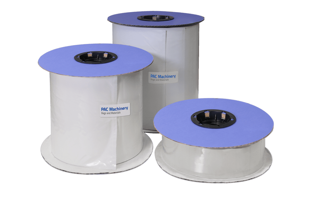 autobag style bags on a roll for auto baggers & automatic poly baggers