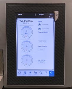 R785 Touchscreen Interface